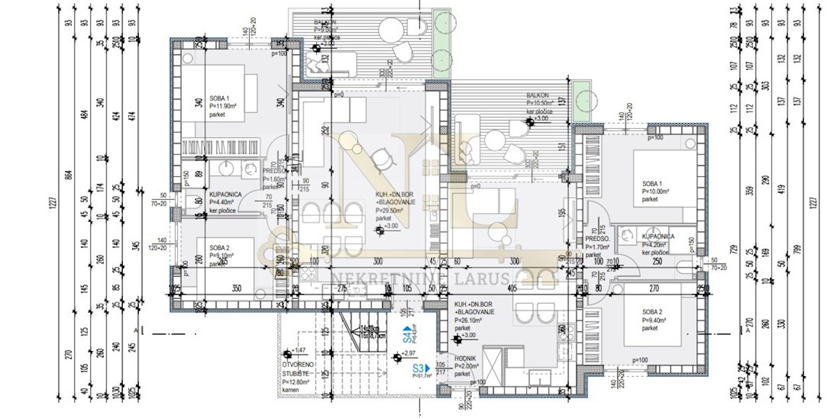 Appartement À vendre - SPLITSKO-DALMATINSKA  ČIOVO 