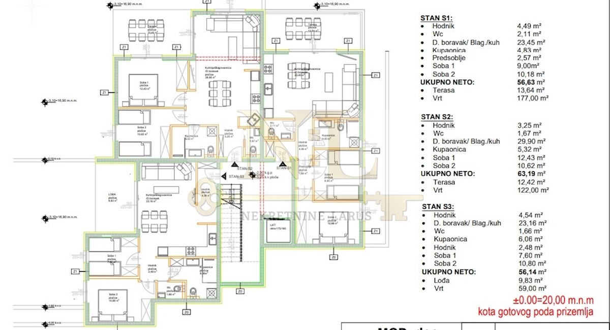 Appartement À vendre - SPLITSKO-DALMATINSKA  ČIOVO 