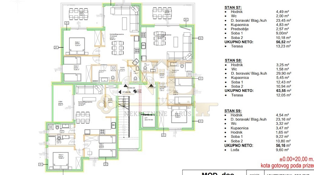 Appartement À vendre - SPLITSKO-DALMATINSKA  ČIOVO 