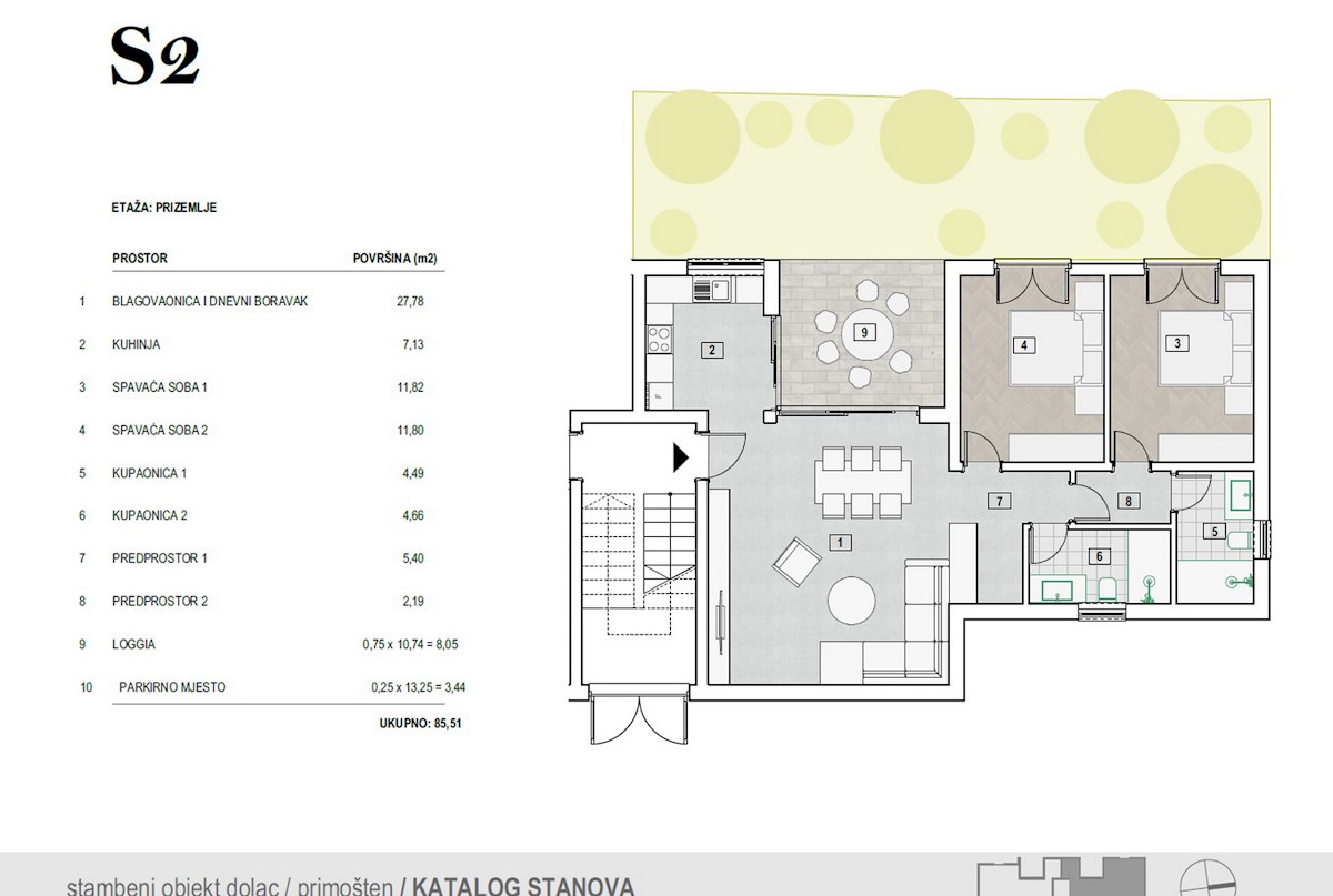 Apartment Zu verkaufen - ŠIBENSKO-KNINSKA  PRIMOŠTEN 