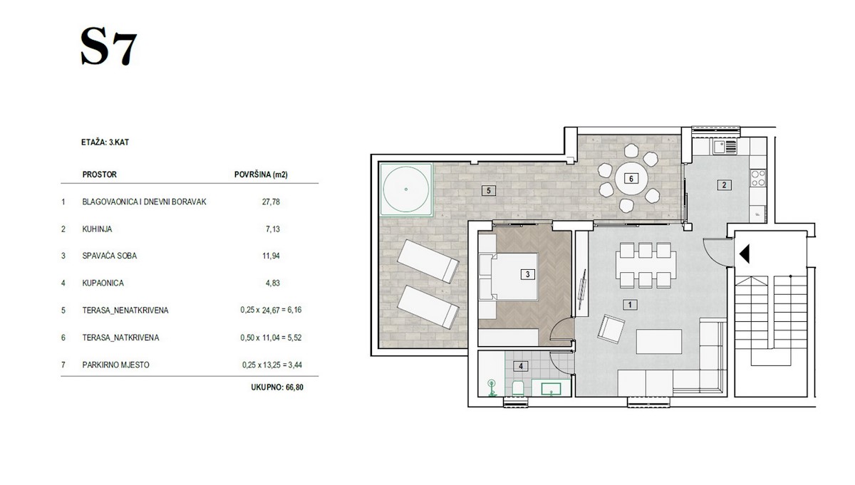 Apartmán Na prodej - ŠIBENSKO-KNINSKA  PRIMOŠTEN 