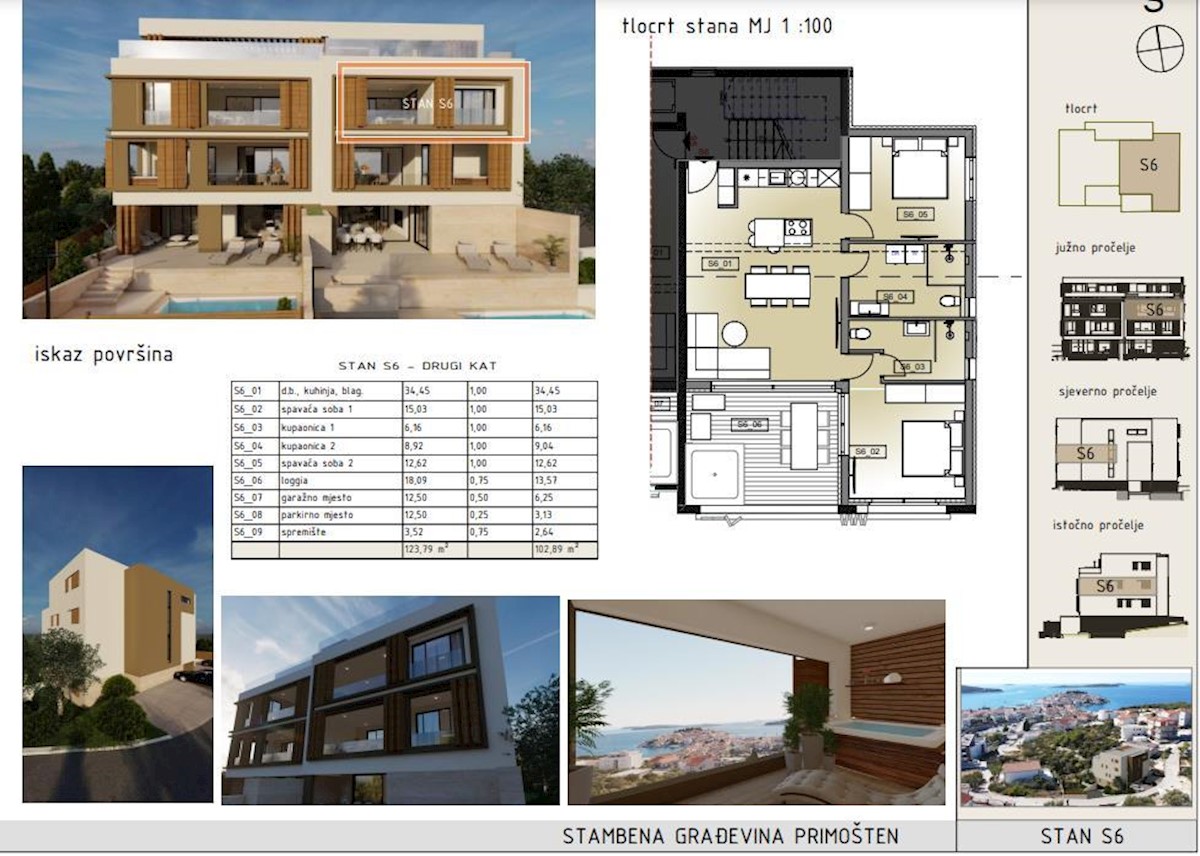 Apartmán Na prodej - ŠIBENSKO-KNINSKA  PRIMOŠTEN 