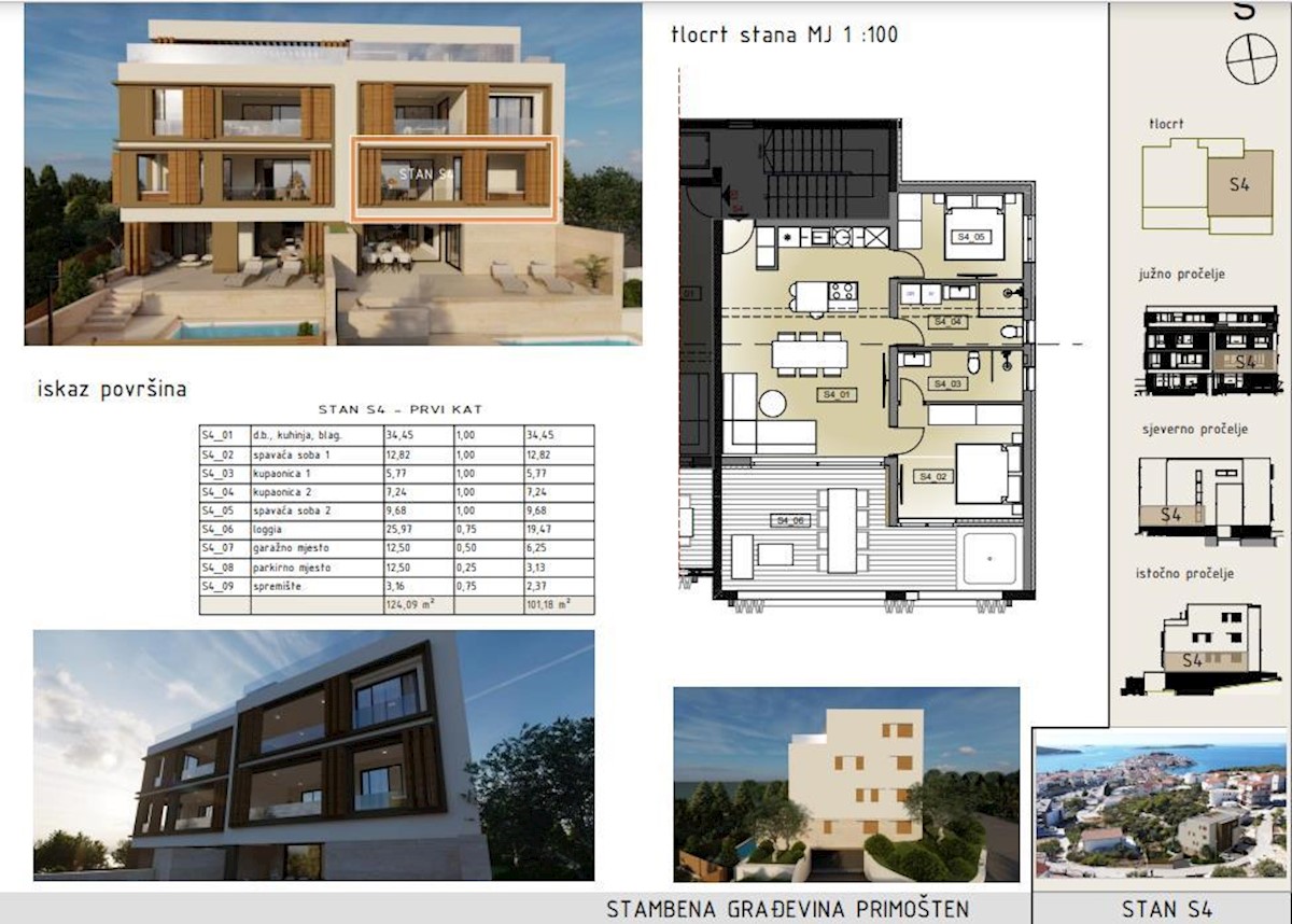 Apartment Zu verkaufen - ŠIBENSKO-KNINSKA  PRIMOŠTEN 