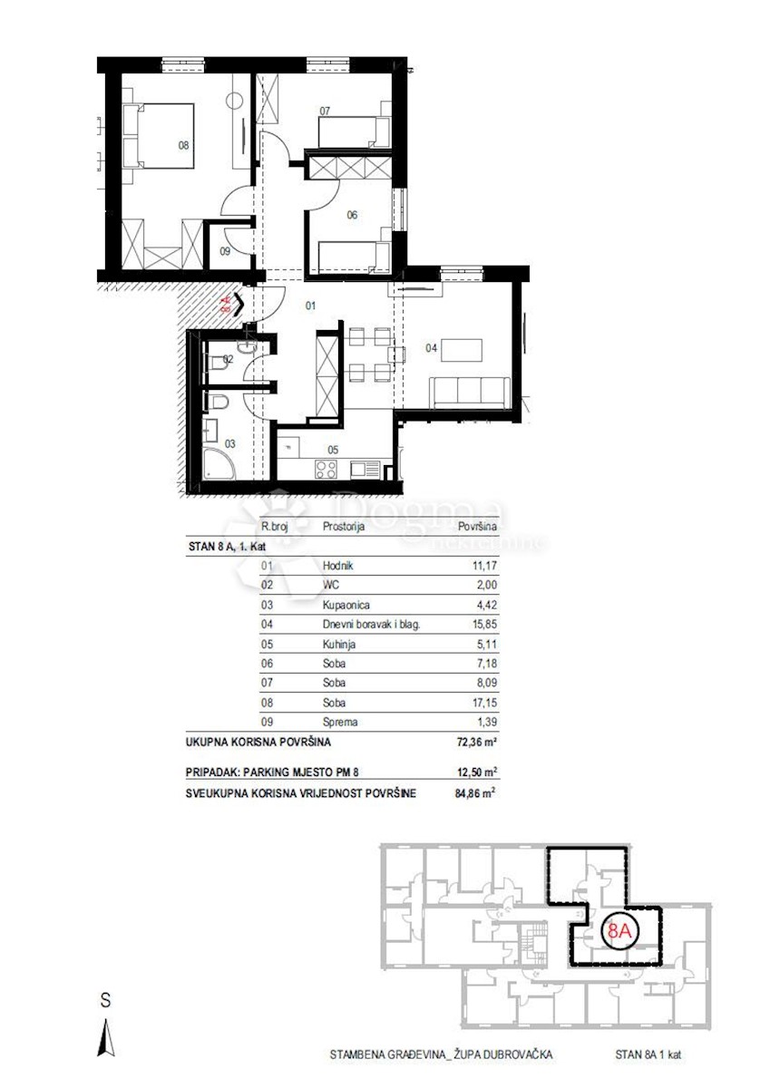 Appartement À vendre - DUBROVAČKO-NERETVANSKA  ŽUPA DUBROVAČKA 