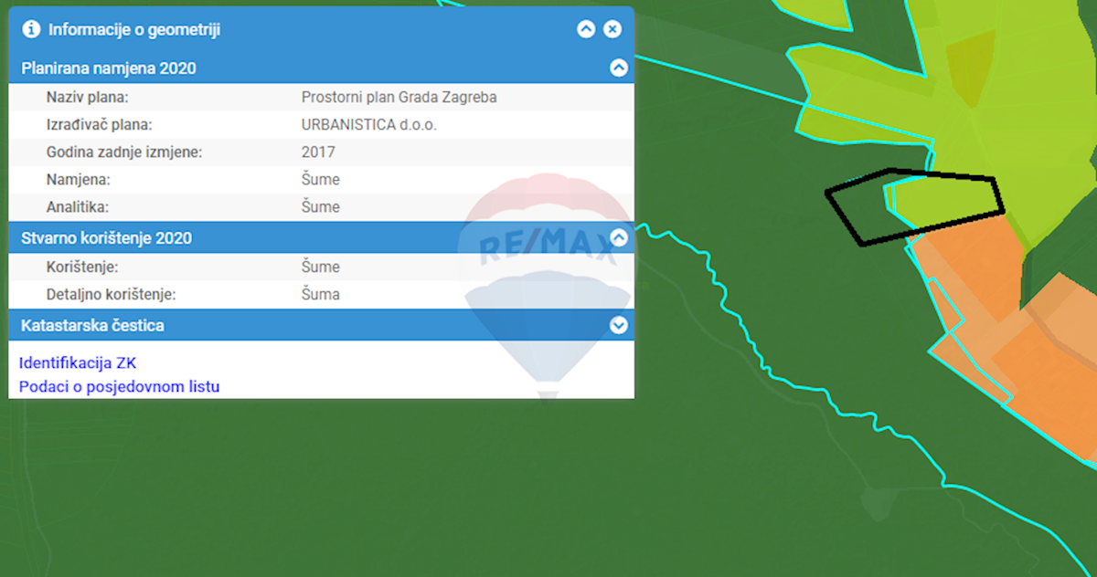 Parcela Naprodaj - GRAD ZAGREB  ZAGREB