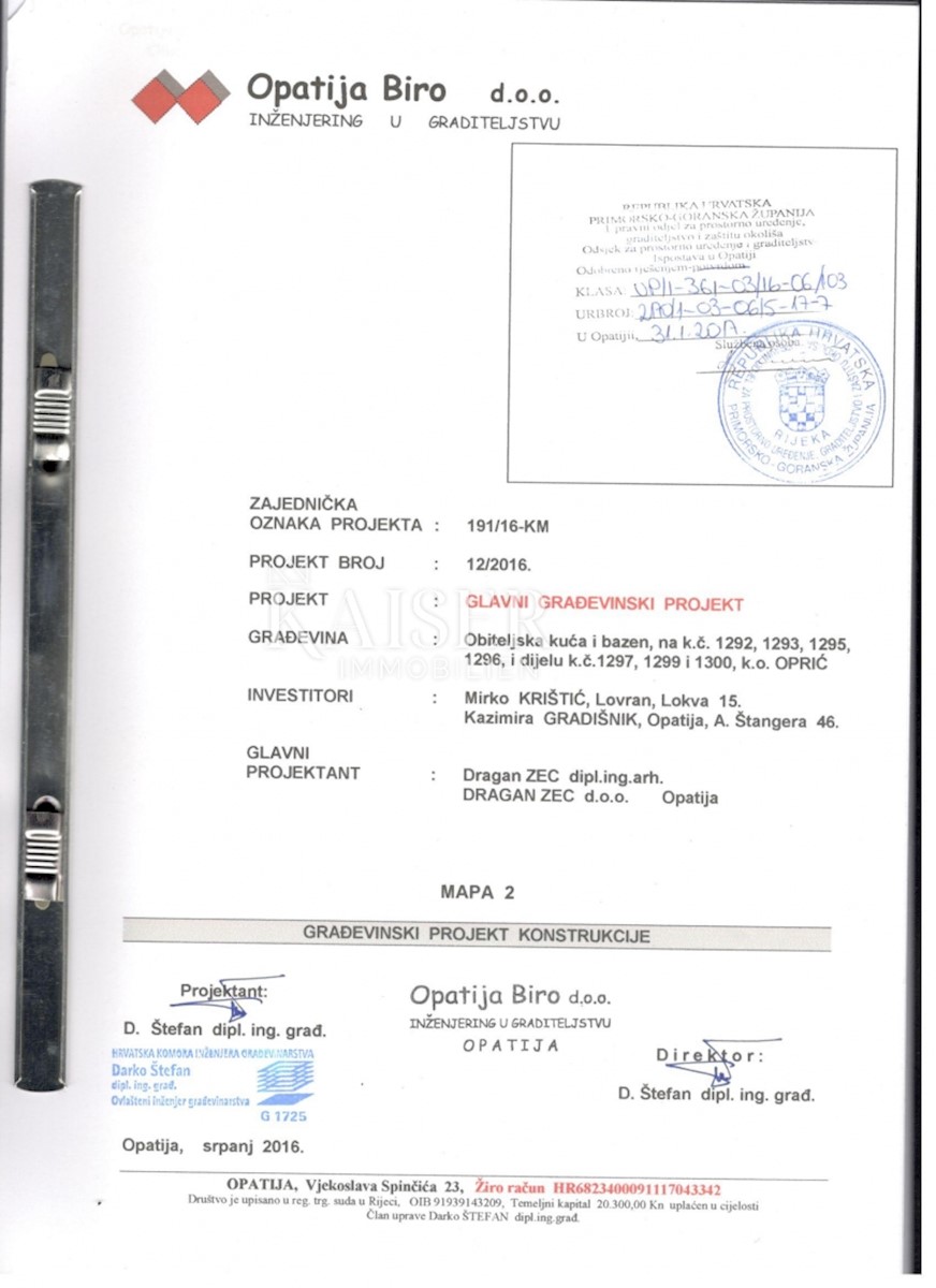 Land For sale - PRIMORSKO-GORANSKA  LOVRAN 