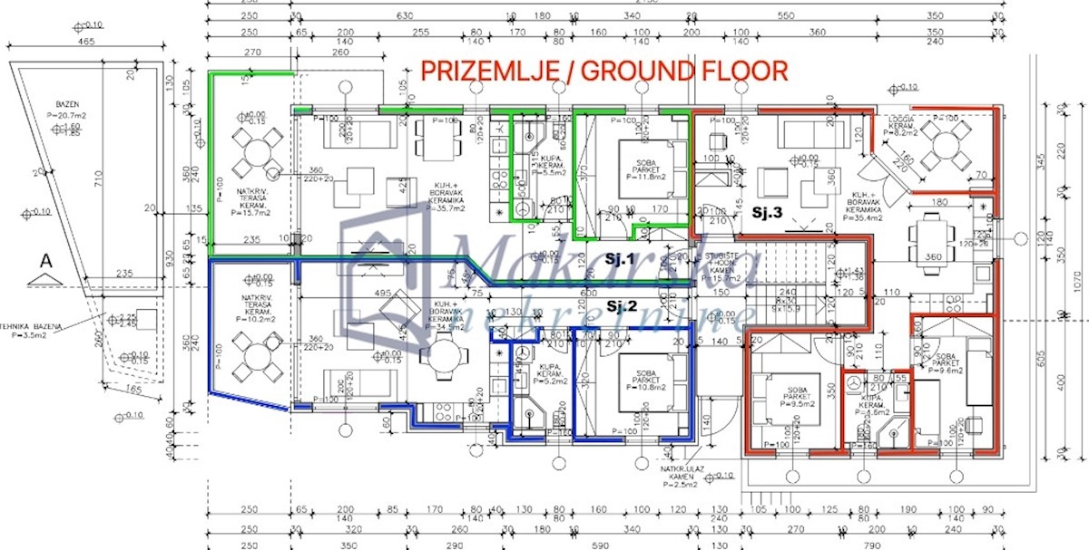 Apartmán Na predaj - SPLITSKO-DALMATINSKA  BAŠKA VODA 