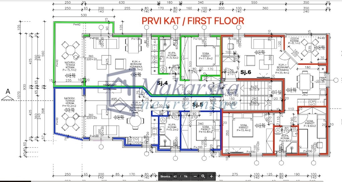 Apartmán Na prodej - SPLITSKO-DALMATINSKA  BAŠKA VODA 