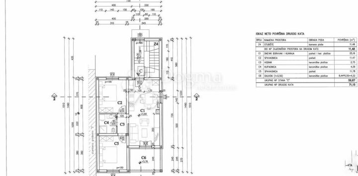 Stan na prodaju 60 m² – Medulin