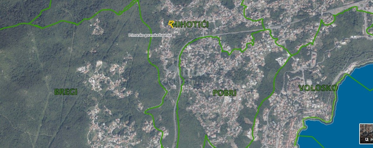 Parcela Naprodaj - PRIMORSKO-GORANSKA  Matulji