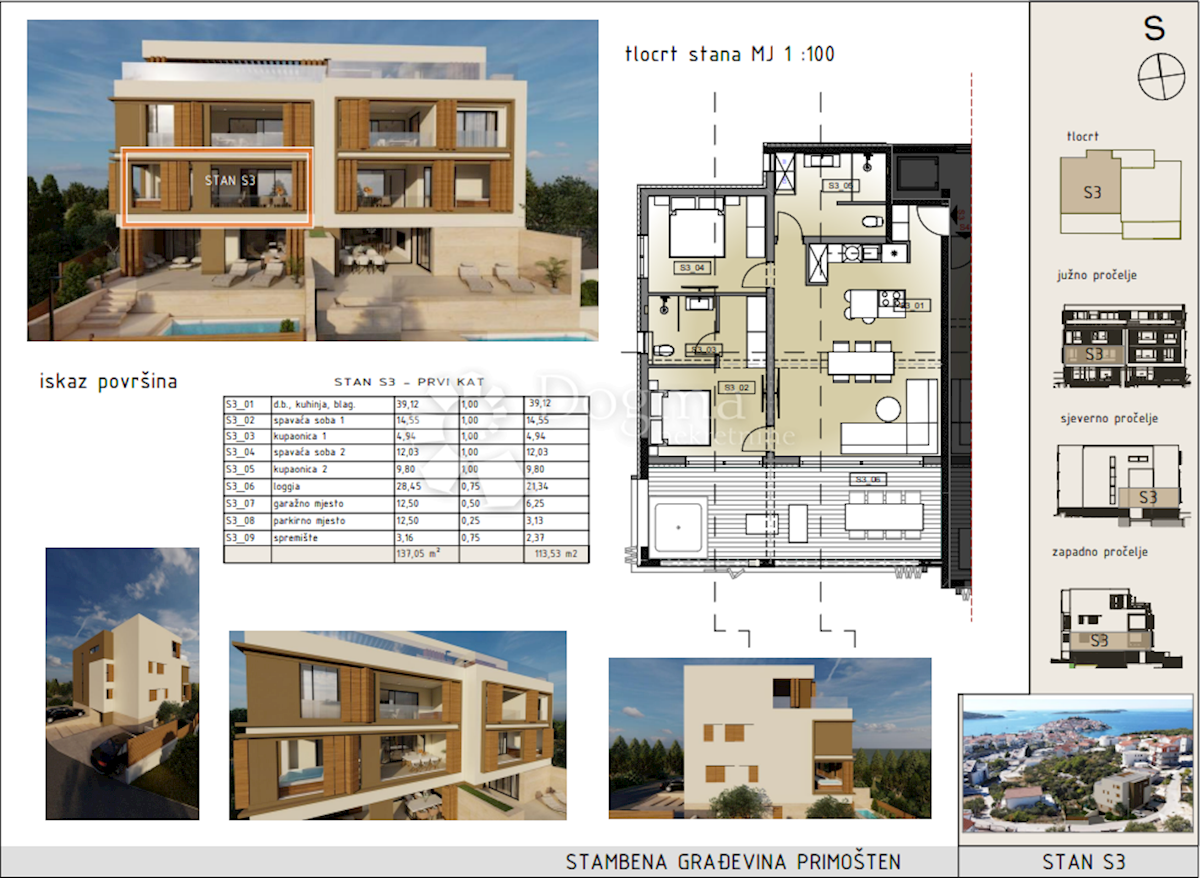 Apartmán Na prodej - ŠIBENSKO-KNINSKA  PRIMOŠTEN 