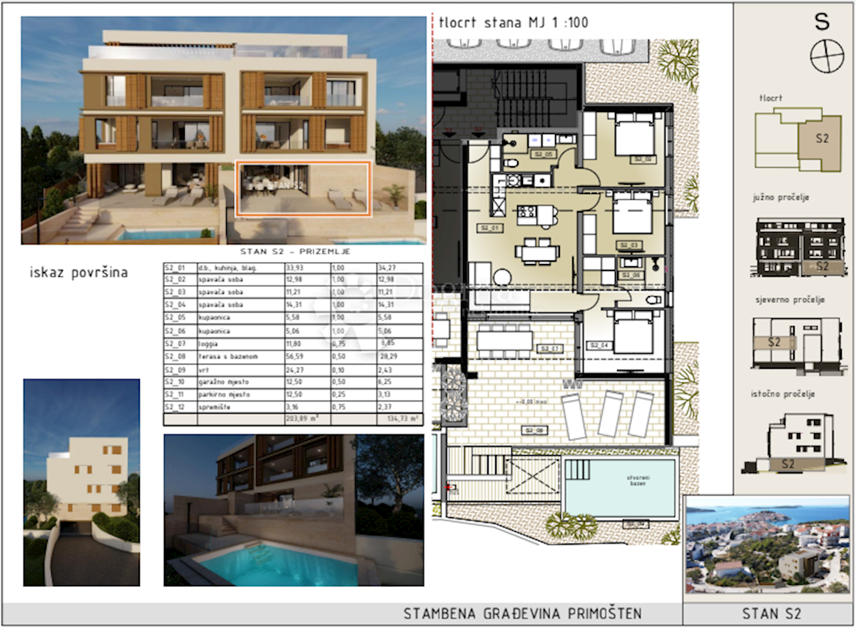 Apartmán Na prodej - ŠIBENSKO-KNINSKA  PRIMOŠTEN 