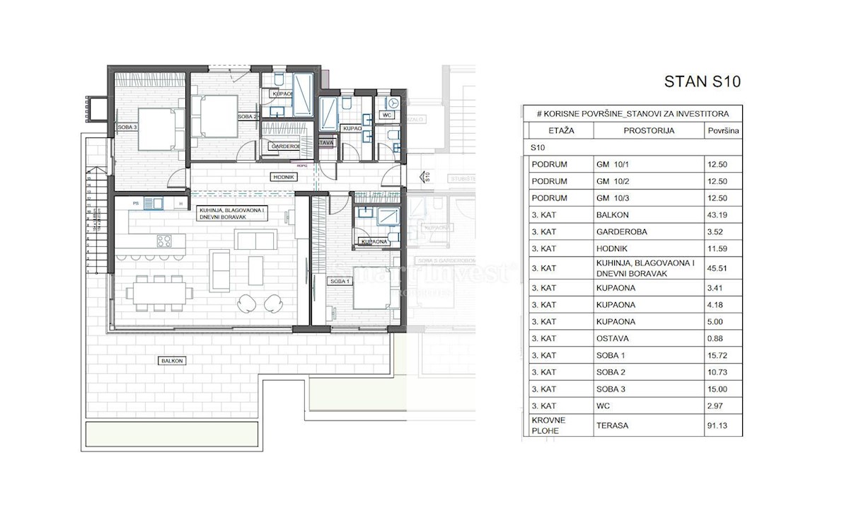 Apartment Zu verkaufen - PRIMORSKO-GORANSKA RIJEKA