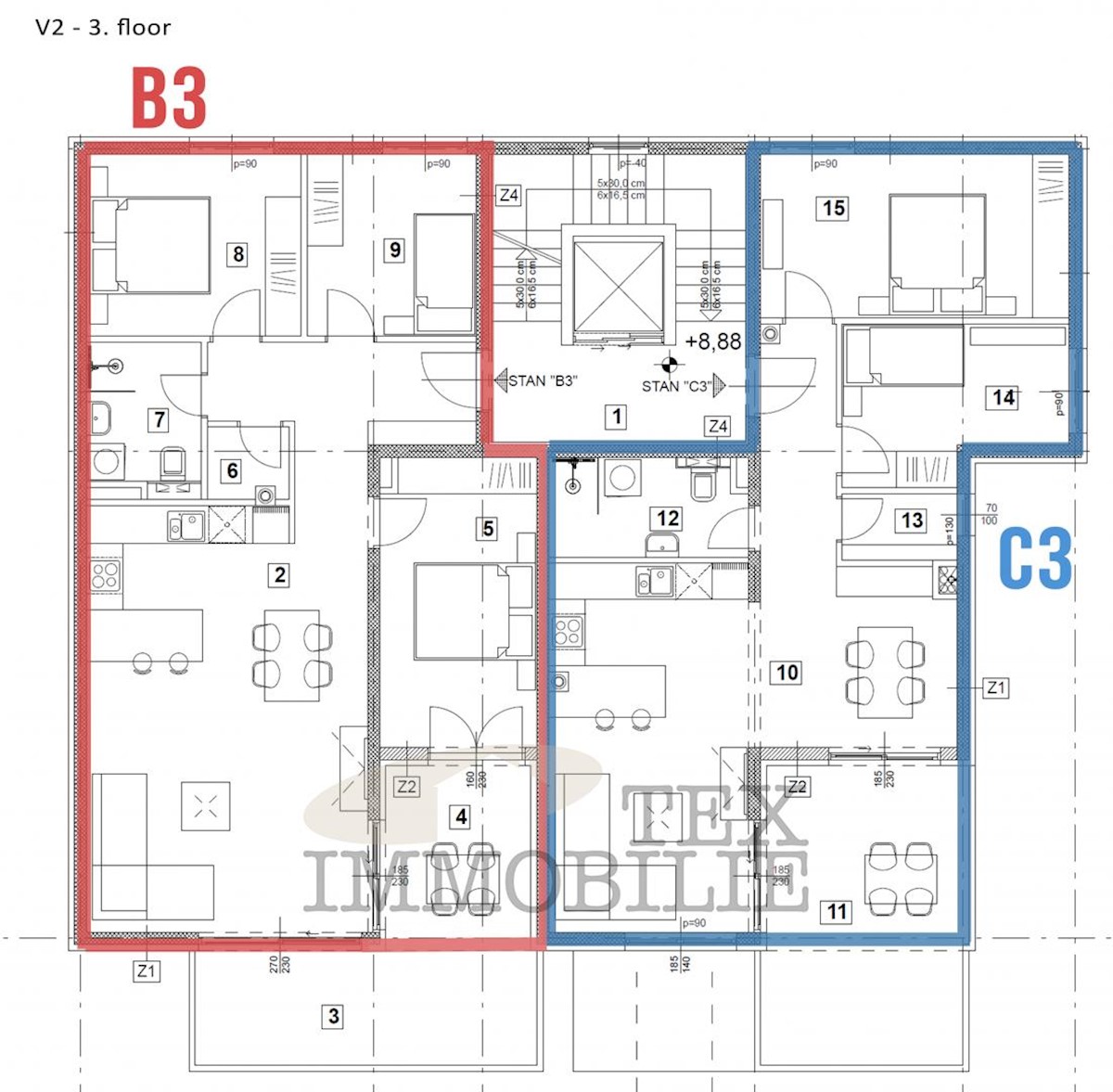 Apartment Zu verkaufen - Istarska Poreč - foto 2/3