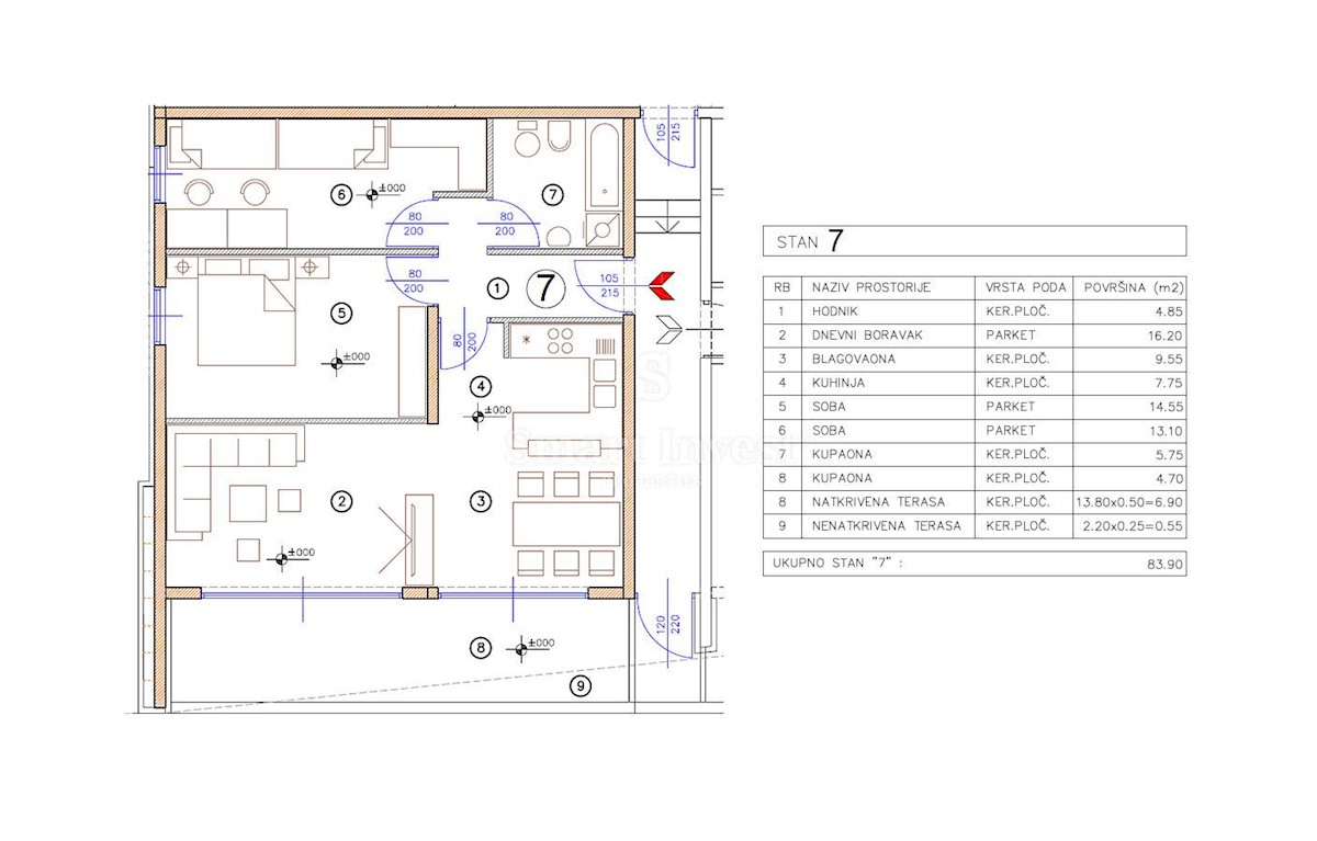 Apartmán Na prodej - PRIMORSKO-GORANSKA RIJEKA