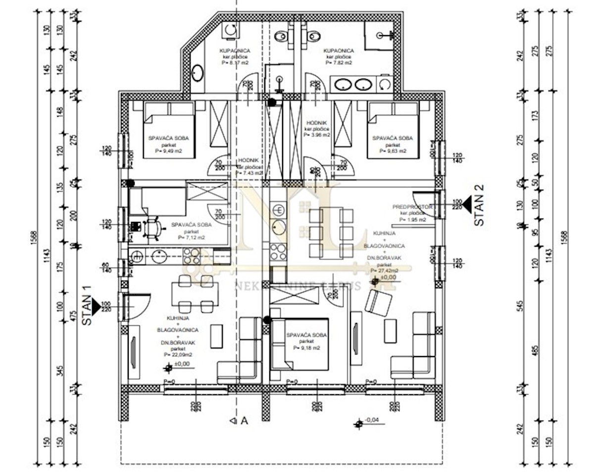 Apartma Na predaj - SPLITSKO-DALMATINSKA SEGET