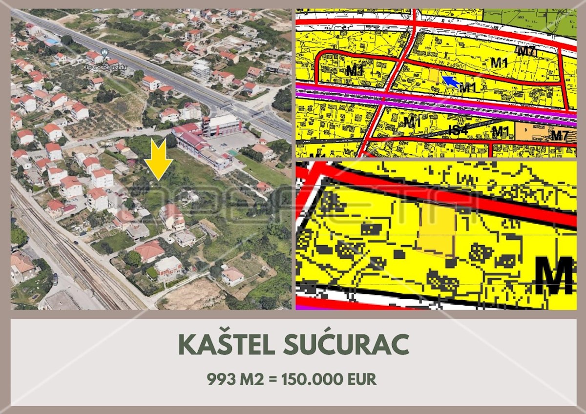 Pozemok Na predaj - SPLITSKO-DALMATINSKA KAŠTELA