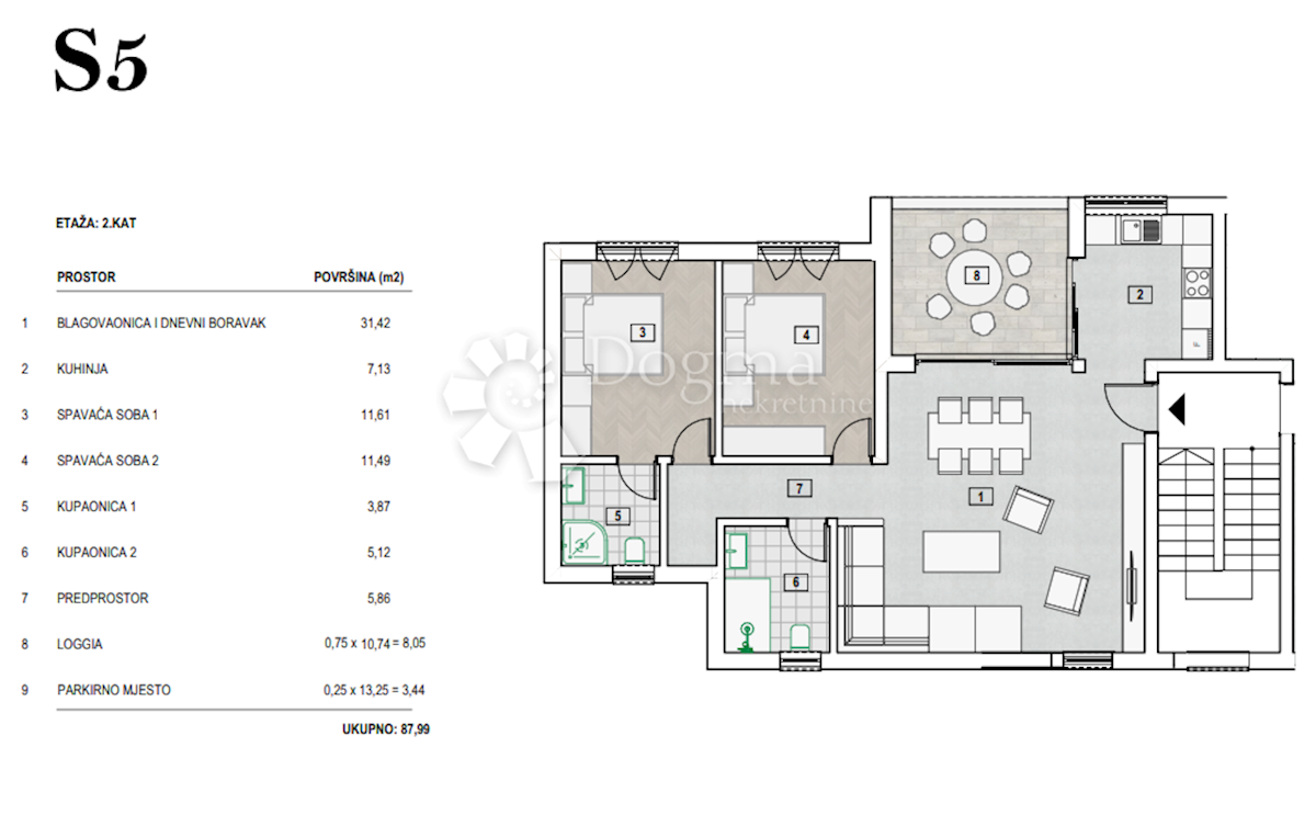 Apartmán Na prodej - ŠIBENSKO-KNINSKA PRIMOŠTEN