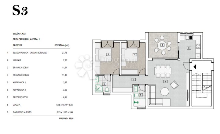 Appartement À vendre - šibensko-kninska Primošten - foto 3/7