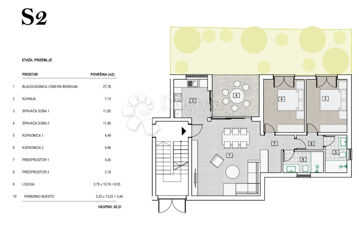 Apartmán Na prodej - ŠIBENSKO-KNINSKA PRIMOŠTEN