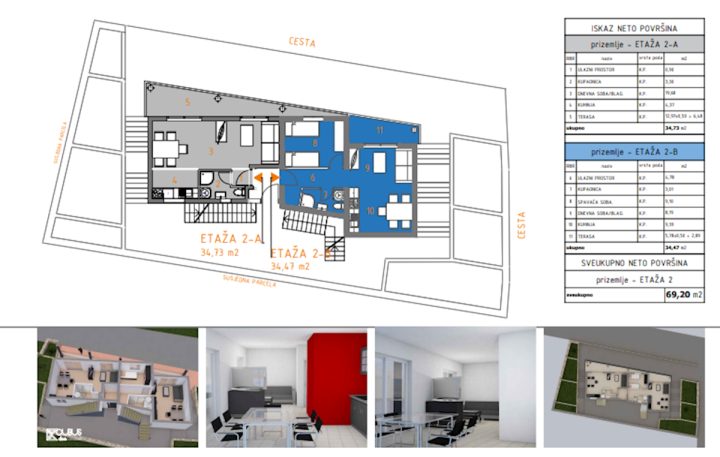 Apartmán na predaj 34 m² – Primošten