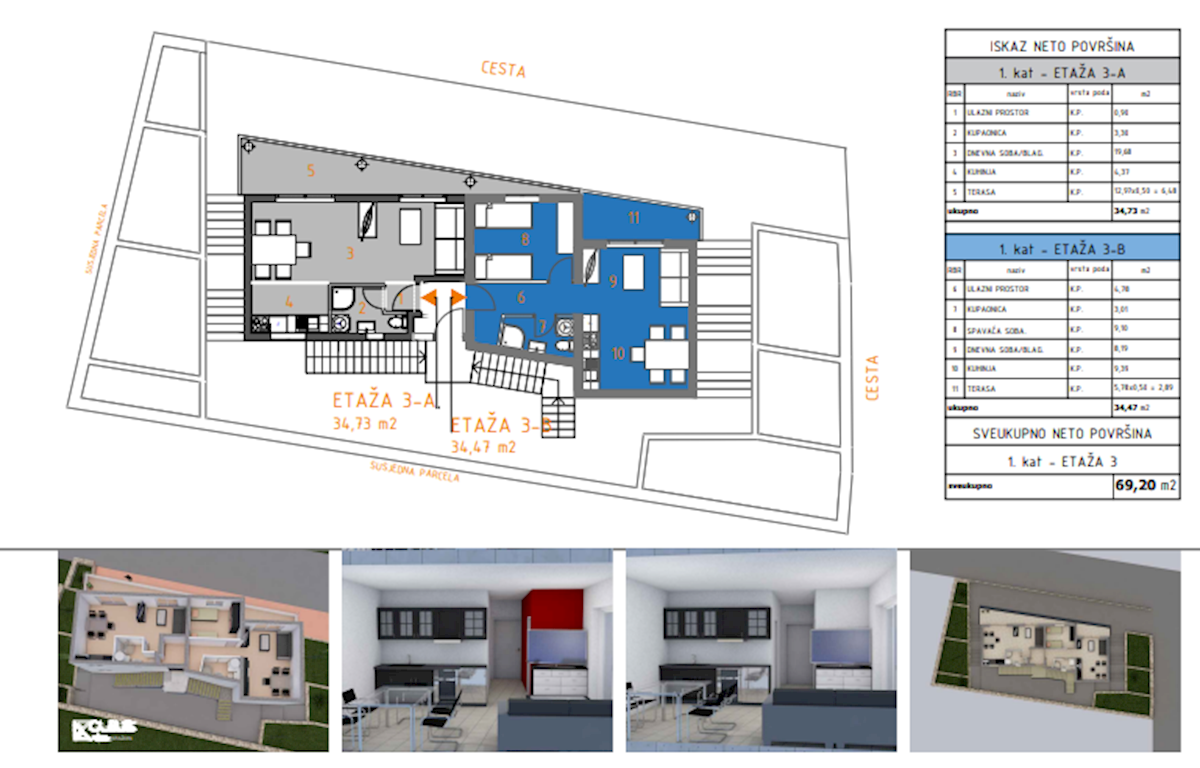 Apartmán Na prodej - ŠIBENSKO-KNINSKA PRIMOŠTEN