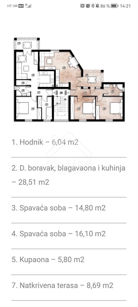 Apartma Na predaj - PRIMORSKO-GORANSKA KRK