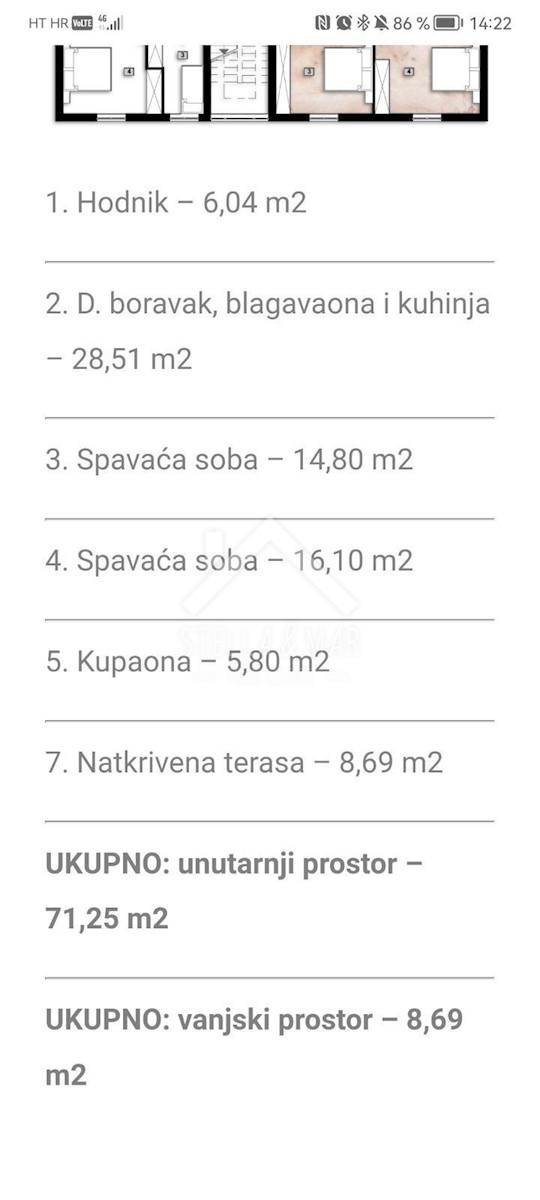 Apartma Na predaj - PRIMORSKO-GORANSKA KRK