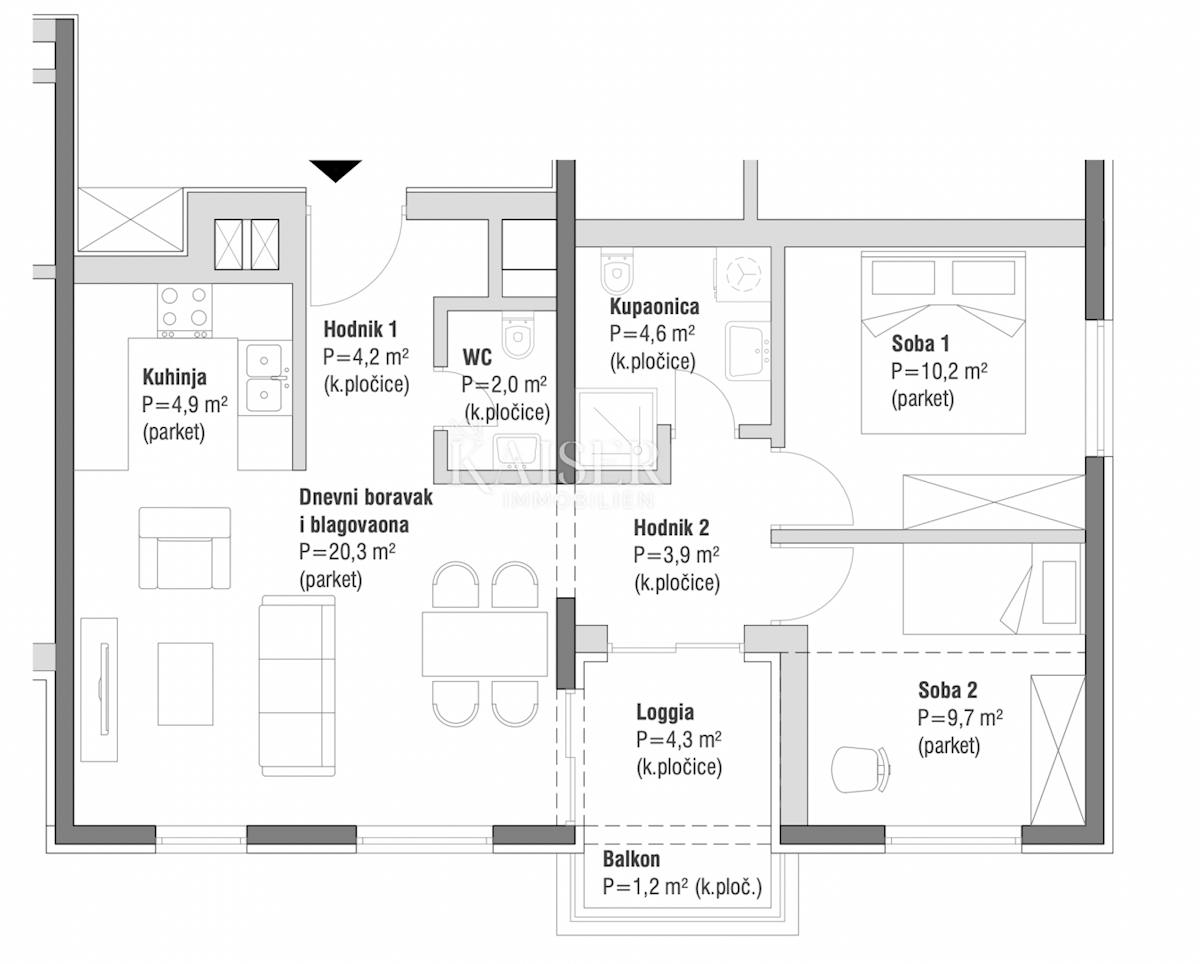 Apartment Zu verkaufen - PRIMORSKO-GORANSKA RIJEKA