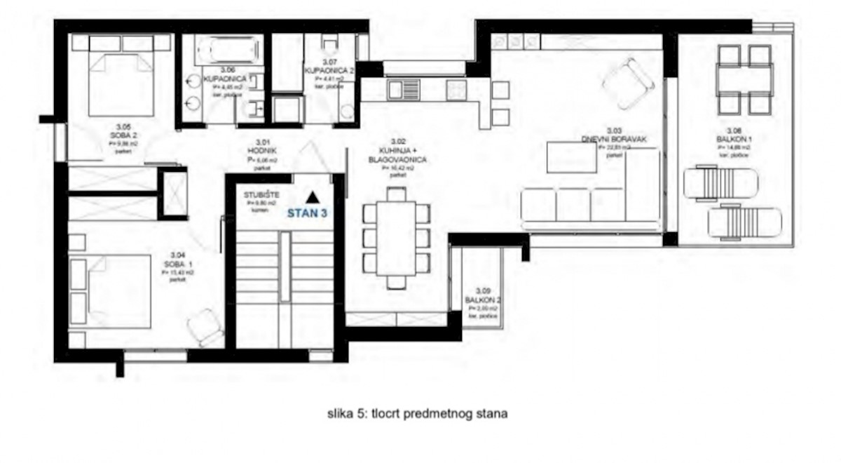 Apartmán Na prodej - PRIMORSKO-GORANSKA Novi Vinodolski