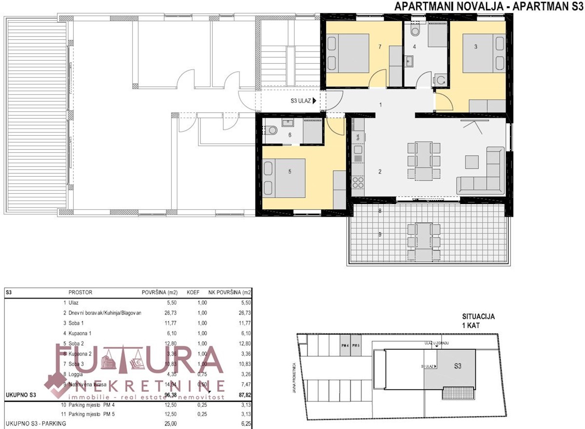 Apartma Naprodaj - LIČKO-SENJSKA Novalja