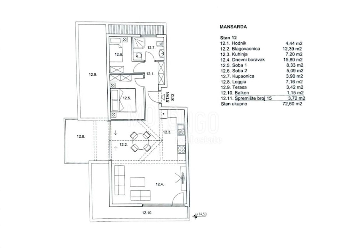 Apartmán Na prodej ZAMET