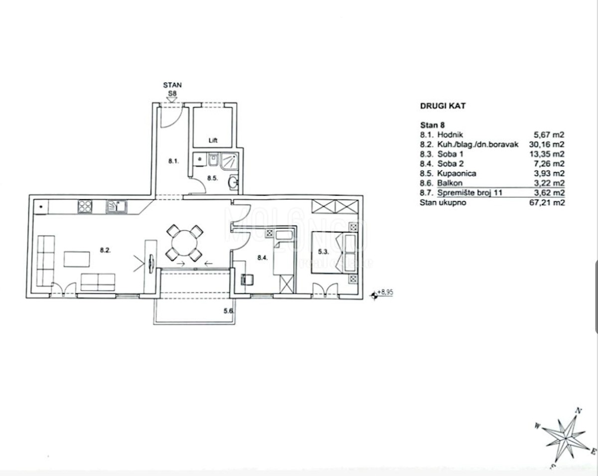 Apartment Zu verkaufen - PRIMORSKO-GORANSKA RIJEKA