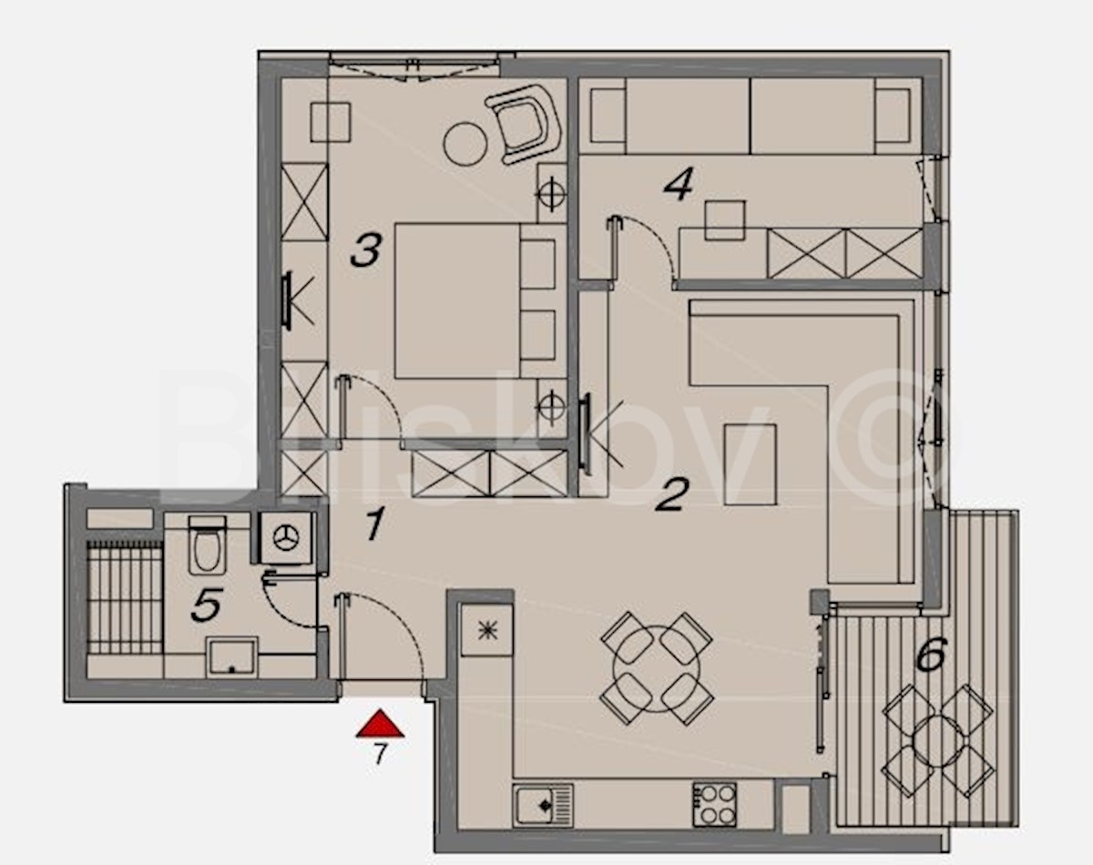 Apartma Na predaj - SPLITSKO-DALMATINSKA MAKARSKA