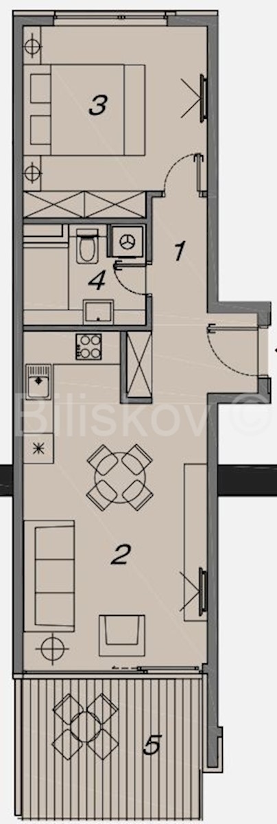 Flat For sale - SPLITSKO-DALMATINSKA MAKARSKA