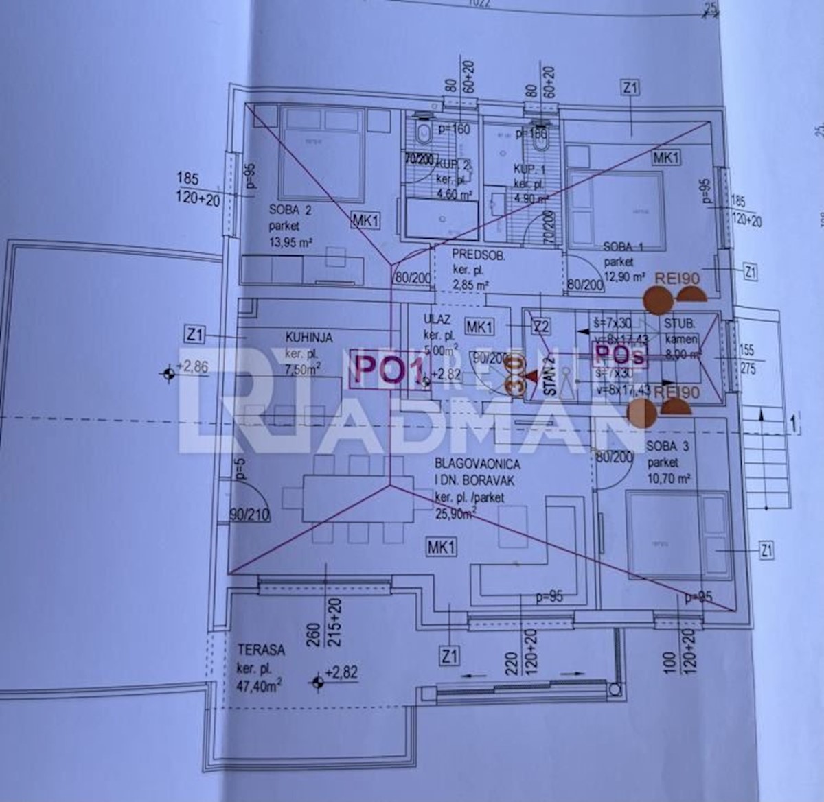 Haus Zu verkaufen - SPLITSKO-DALMATINSKA KAŠTELA