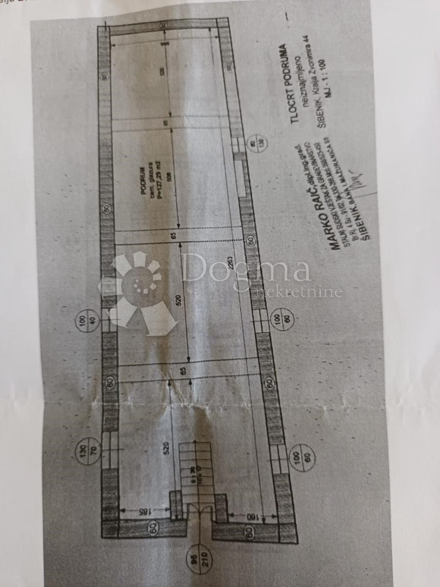 Poslovni prostor Za najam - ŠIBENSKO-KNINSKA ŠIBENIK