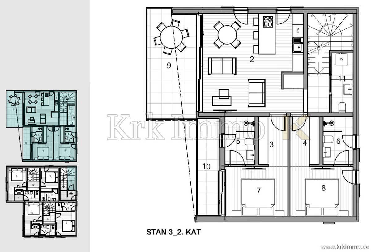 Apartma Naprodaj - PRIMORSKO-GORANSKA Krk