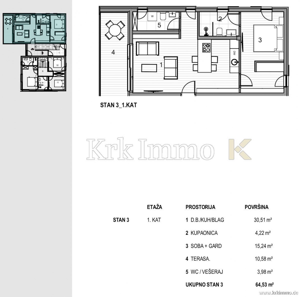 Apartmán Na prodej - PRIMORSKO-GORANSKA Krk