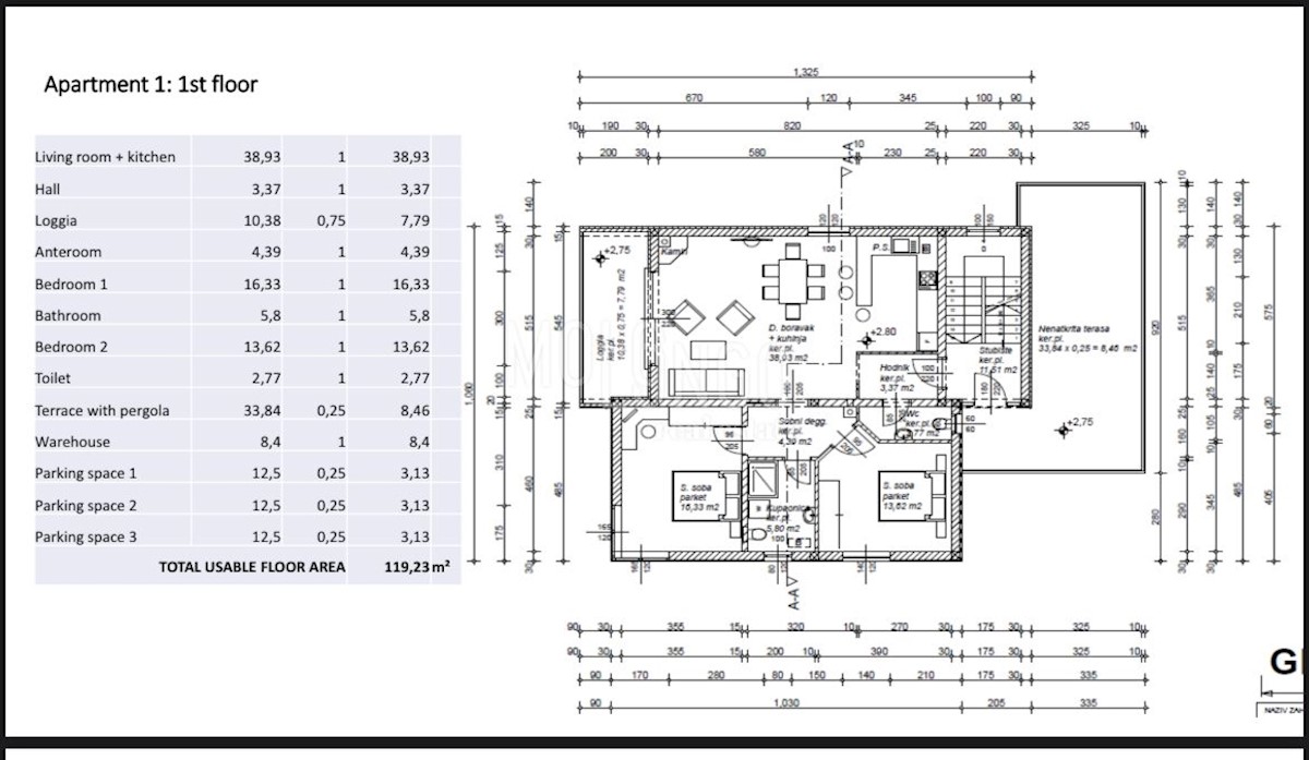 Flat For sale - PRIMORSKO-GORANSKA RAB