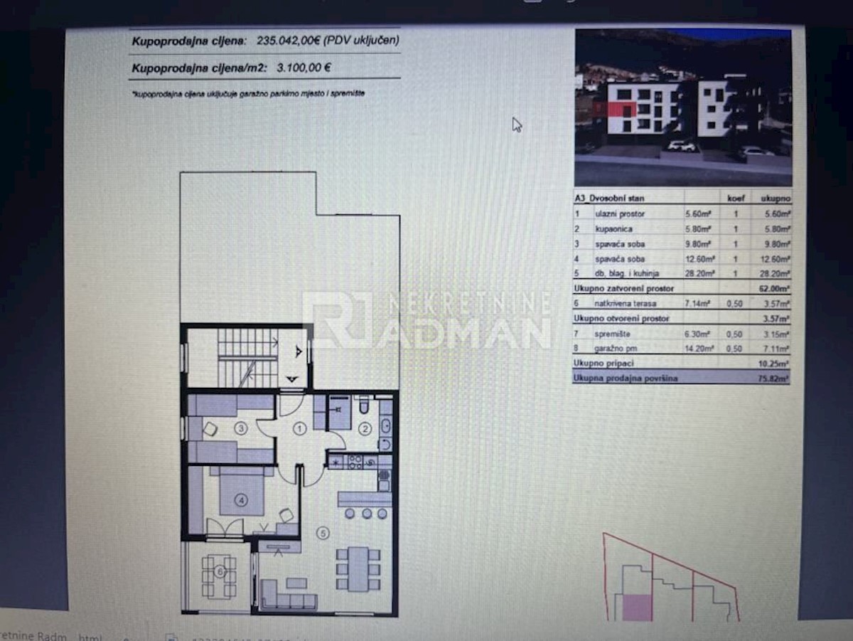 Appartement À vendre - SPLITSKO-DALMATINSKA PODSTRANA