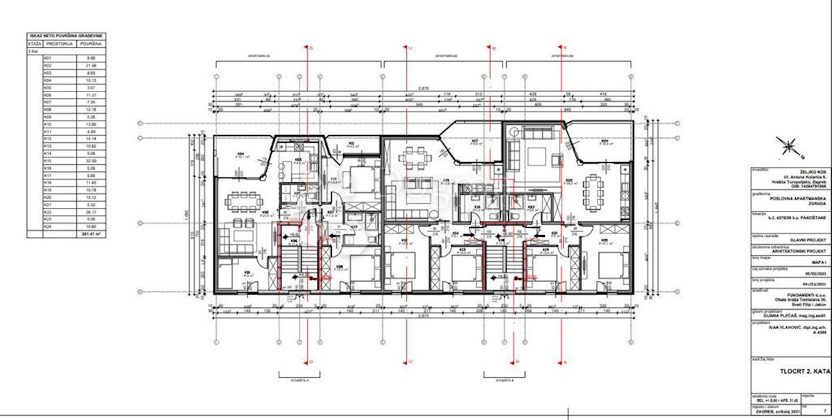 Apartmán Na predaj - ZADARSKA PAKOŠTANE