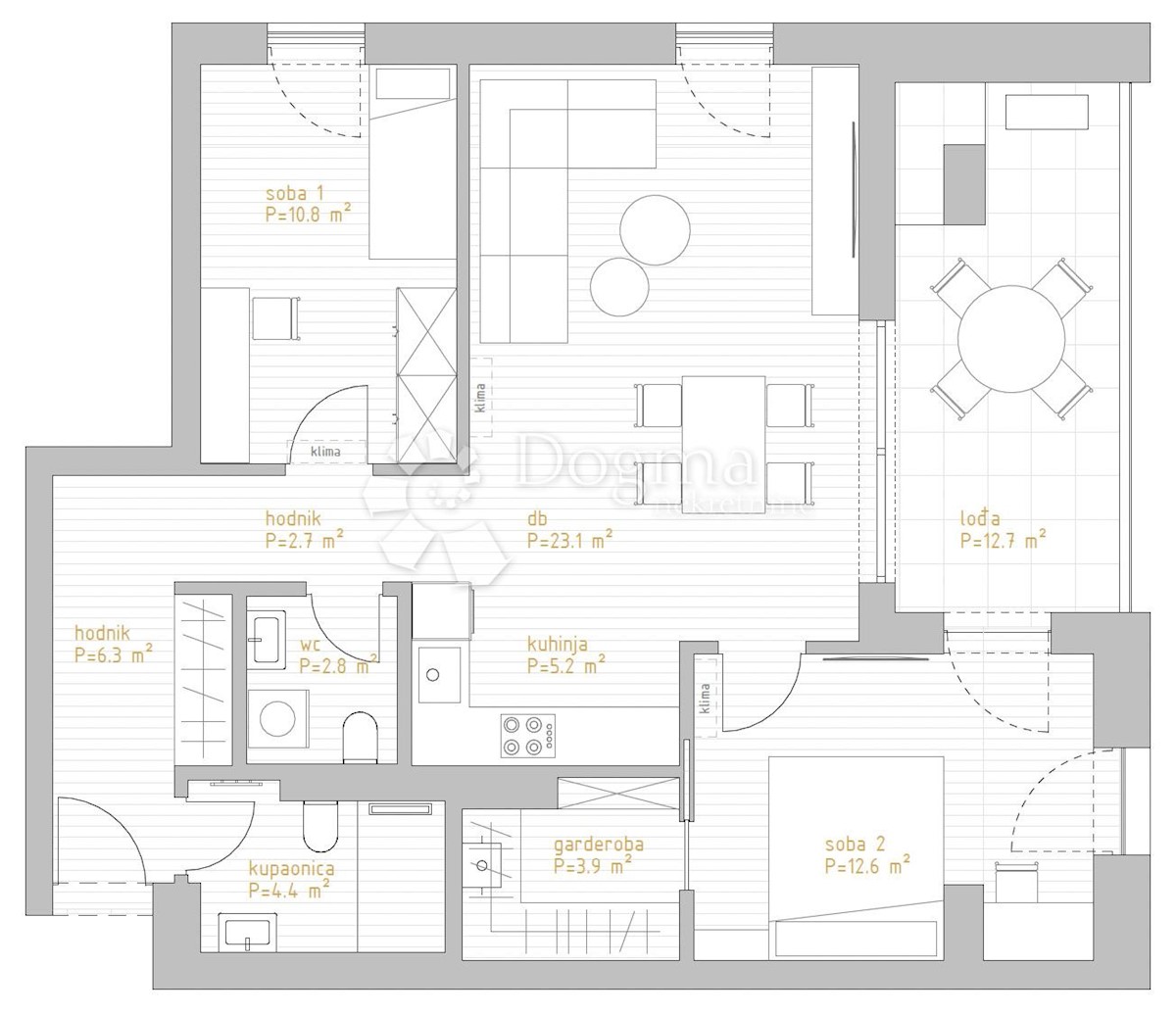 Apartment Zu verkaufen - PRIMORSKO-GORANSKA RIJEKA