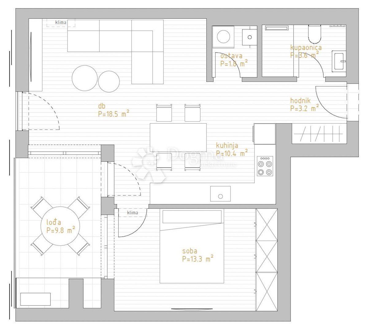 Apartmán Na prodej - PRIMORSKO-GORANSKA RIJEKA