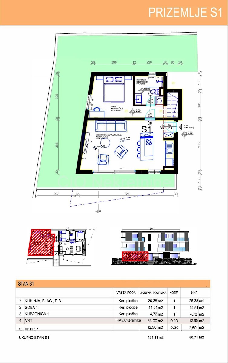 Apartmán Na prodej - ŠIBENSKO-KNINSKA ROGOZNICA