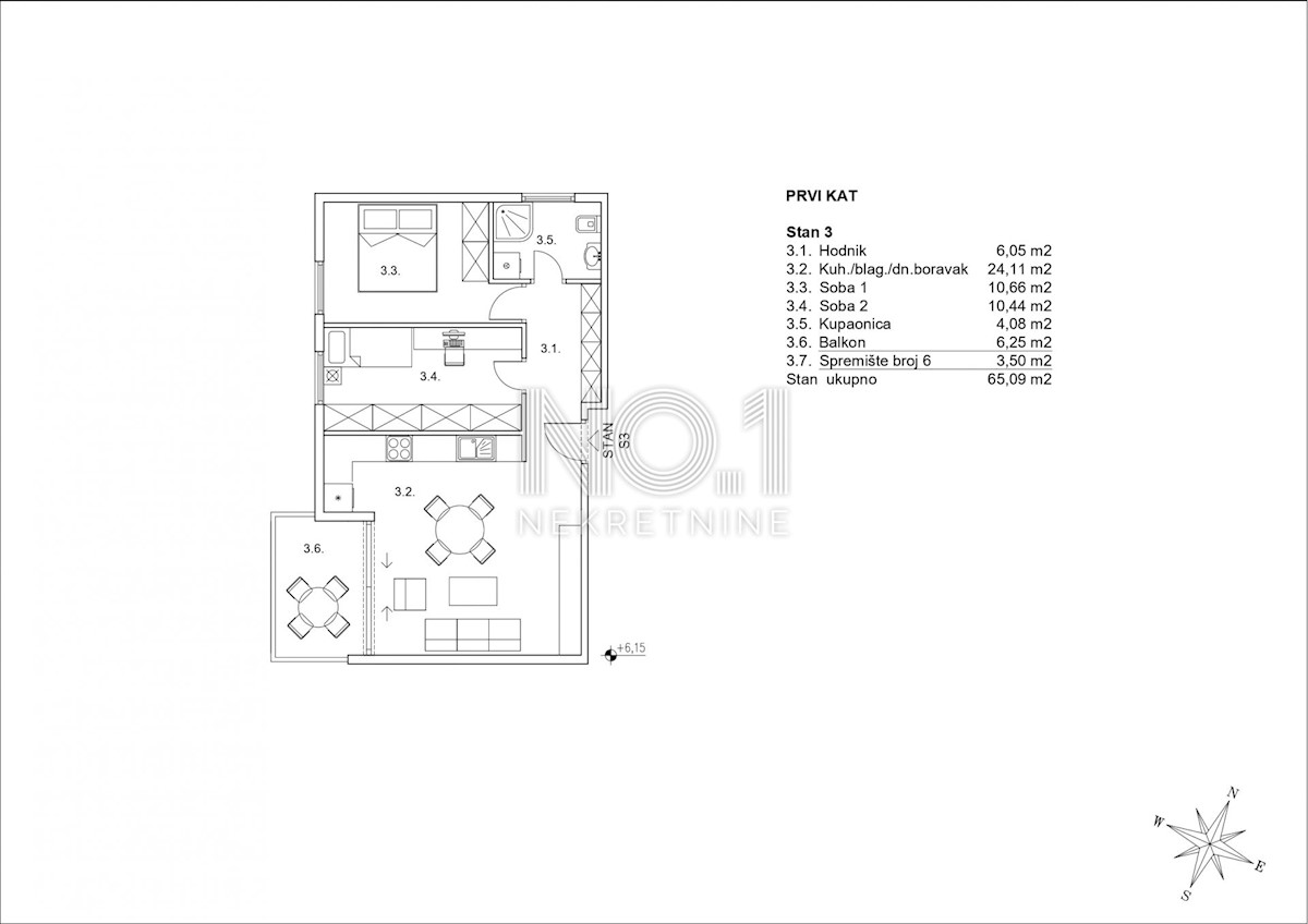 Flat For sale - PRIMORSKO-GORANSKA RIJEKA