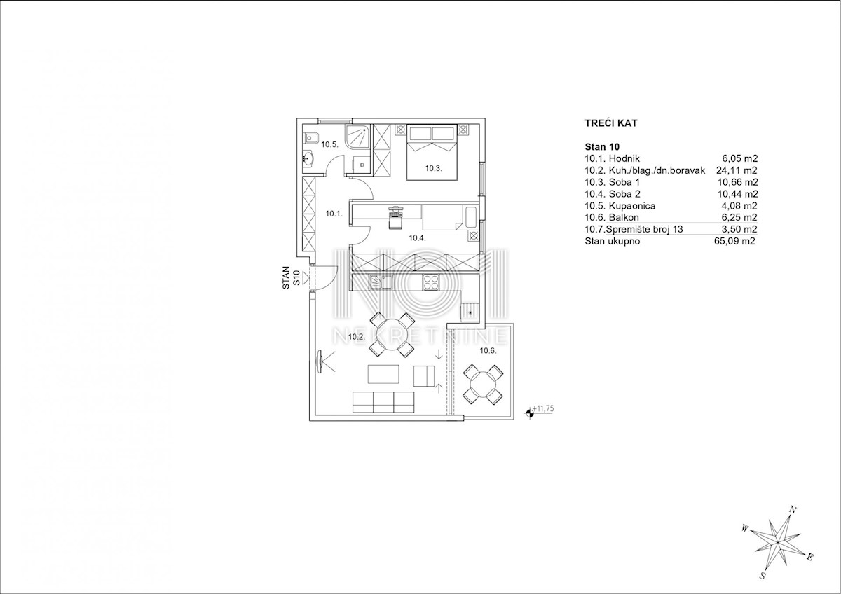 Flat For sale - PRIMORSKO-GORANSKA RIJEKA