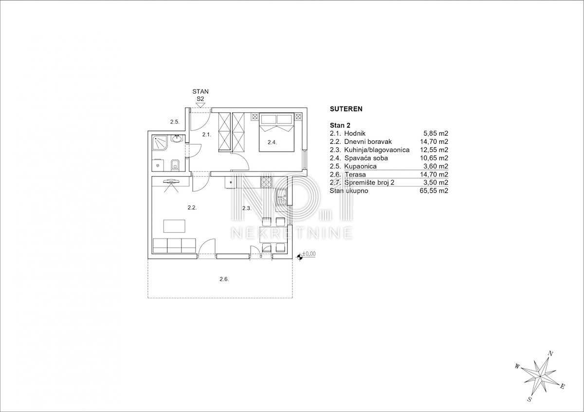 Flat For sale - PRIMORSKO-GORANSKA RIJEKA