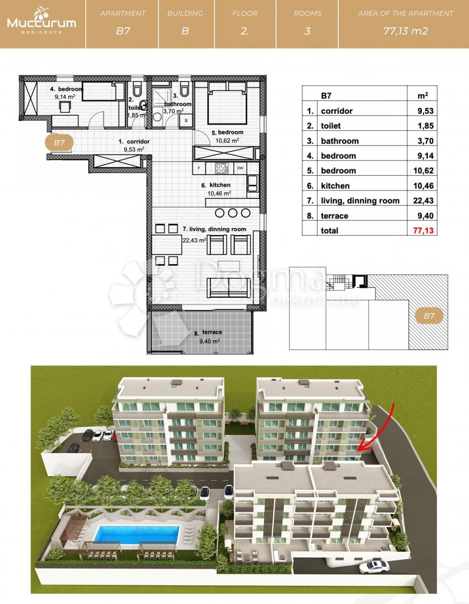 Apartmán Na predaj - SPLITSKO-DALMATINSKA MAKARSKA