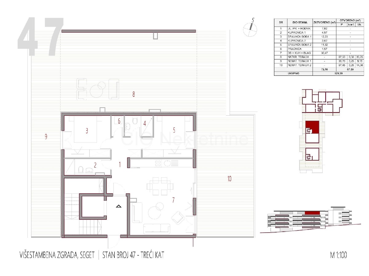 Apartment Zu verkaufen - SPLITSKO-DALMATINSKA Seget